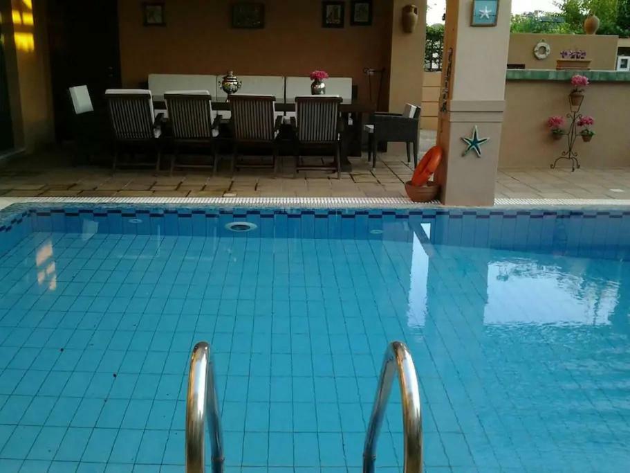 4-Seasons Pool Villa Near Meteora ตริกาลา ภายนอก รูปภาพ